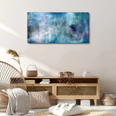 Tablou canvas Joc abstract de culori în tonuri de albastru