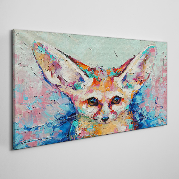 Tablou canvas abstractie animal vulpe