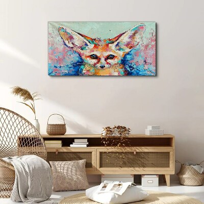 Tablou canvas Portret color al unei vulpi fennec
