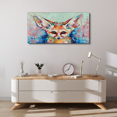 Tablou canvas Portret color al unei vulpi fennec