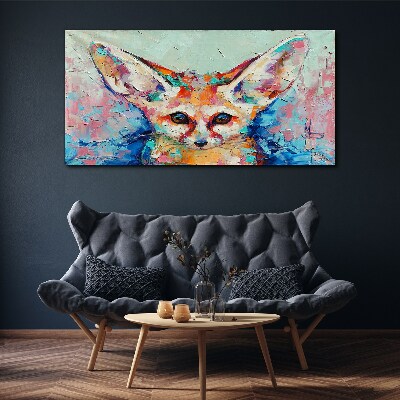 Tablou canvas Portret color al unei vulpi fennec