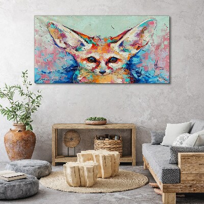 Tablou canvas Portret color al unei vulpi fennec