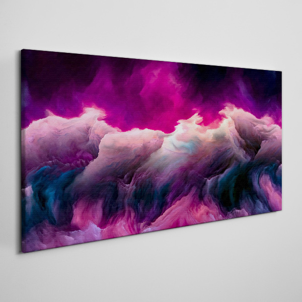 Tablou canvas Valuri de culori în violet
