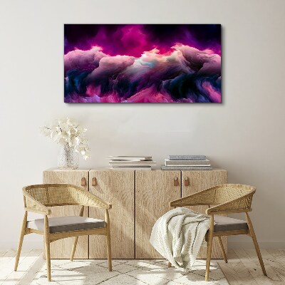 Tablou canvas Valuri de culori în violet
