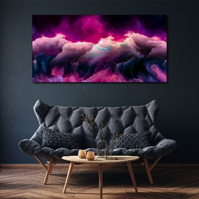 Tablou canvas Valuri de culori în violet