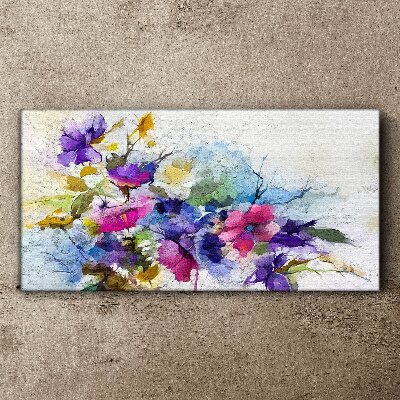 Tablou canvas Explozie florală de culori