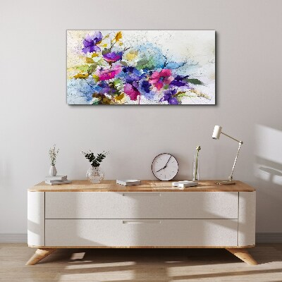 Tablou canvas Explozie florală de culori
