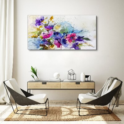 Tablou canvas Explozie florală de culori