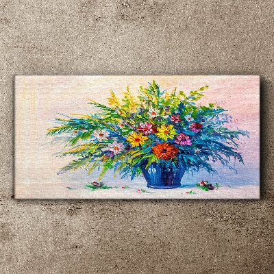 Tablou canvas Buchet de flori de primăvară într-o vază