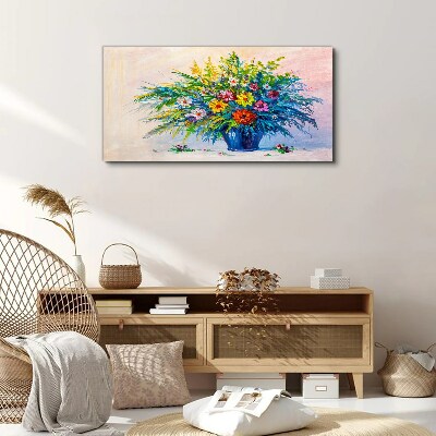 Tablou canvas Buchet de flori de primăvară într-o vază