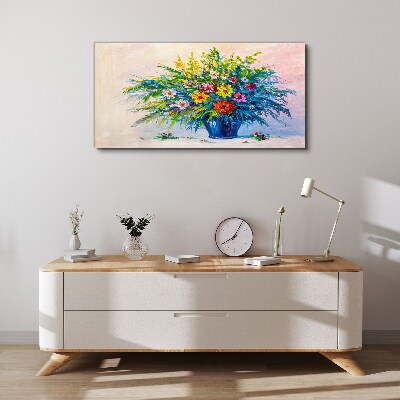 Tablou canvas Buchet de flori de primăvară într-o vază