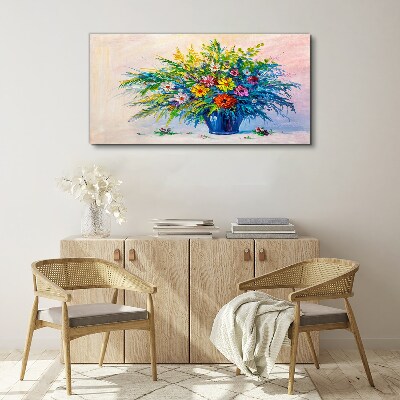 Tablou canvas Buchet de flori de primăvară într-o vază