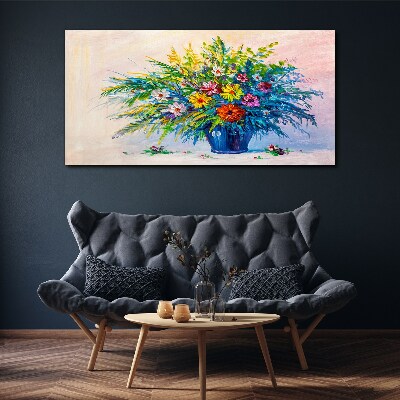 Tablou canvas Buchet de flori de primăvară într-o vază