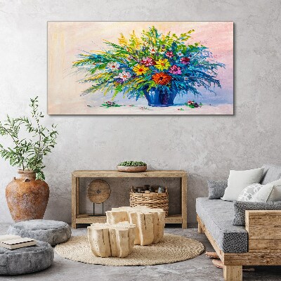 Tablou canvas Buchet de flori de primăvară într-o vază