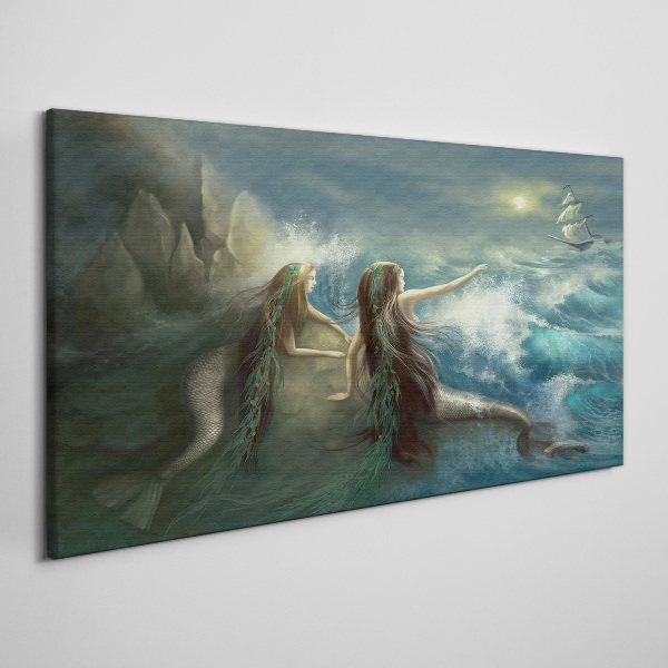 Tablou canvas Sirene pe malul mării