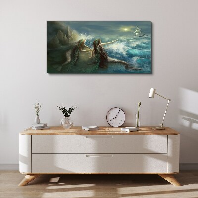 Tablou canvas Sirene pe malul mării