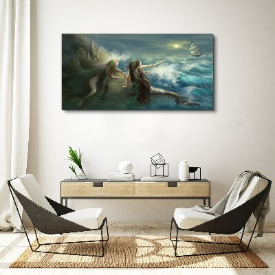 Tablou canvas Sirene pe malul mării