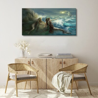 Tablou canvas Sirene pe malul mării
