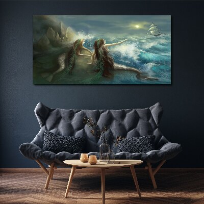 Tablou canvas Sirene pe malul mării