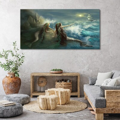 Tablou canvas Sirene pe malul mării
