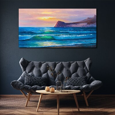 Tablou canvas O dimineață liniștită lângă ocean