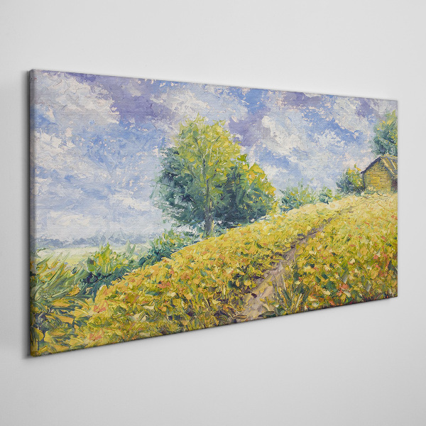 Tablou canvas Peisaj de câmp de vară