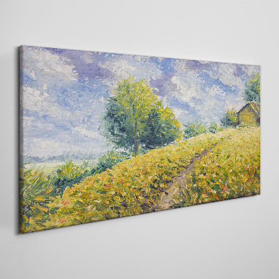 Tablou canvas Peisaj de câmp de vară