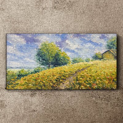Tablou canvas Peisaj de câmp de vară