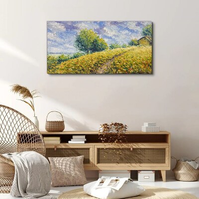 Tablou canvas Peisaj de câmp de vară