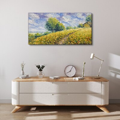 Tablou canvas Peisaj de câmp de vară