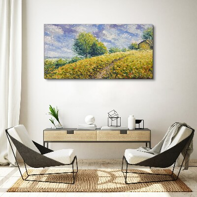 Tablou canvas Peisaj de câmp de vară