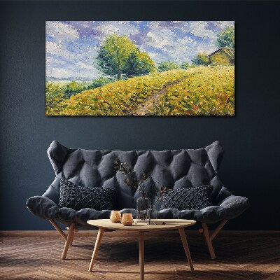 Tablou canvas Peisaj de câmp de vară