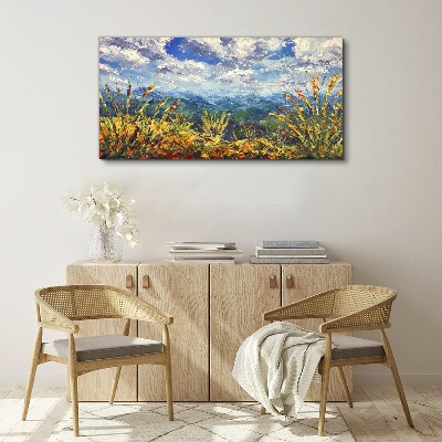 Tablou canvas Peisaje montane de vară