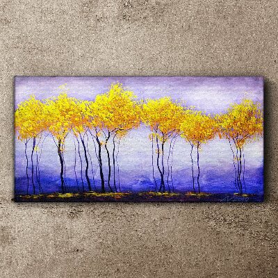 Tablou canvas arbori de abstractie