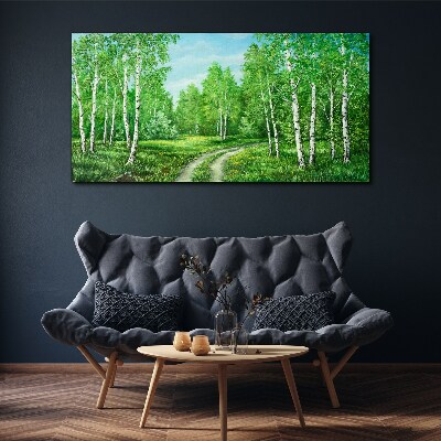 Tablou canvas potecă forestieră natura