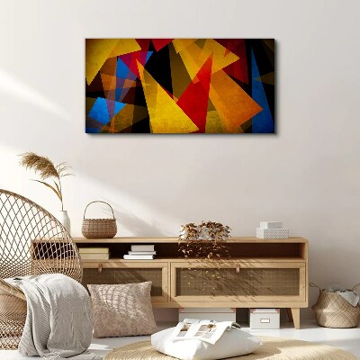 Tablou canvas Triunghiuri abstracte Geometrie