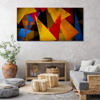 Tablou canvas Triunghiuri abstracte Geometrie