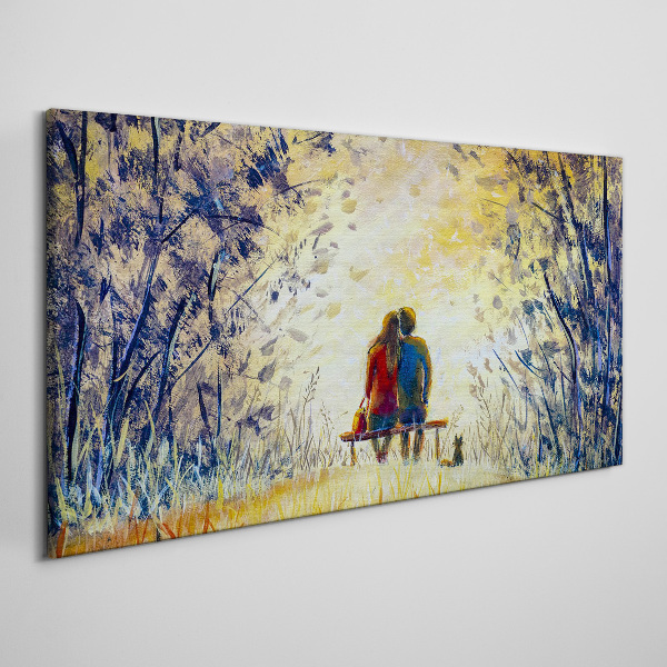 Tablou canvas Dragoste în vânt