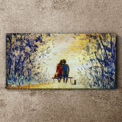 Tablou canvas Dragoste în vânt