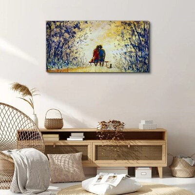 Tablou canvas Dragoste în vânt