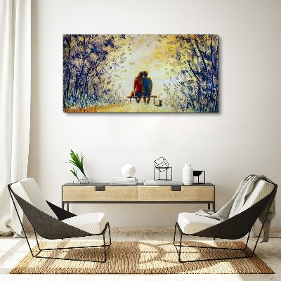 Tablou canvas Dragoste în vânt