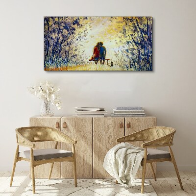 Tablou canvas Dragoste în vânt