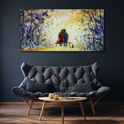 Tablou canvas Dragoste în vânt