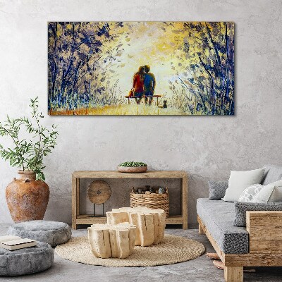 Tablou canvas Dragoste în vânt