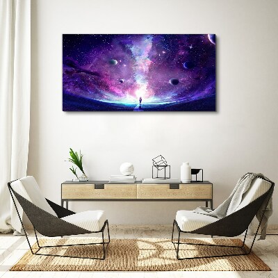 Tablou canvas O călătorie în spațiu prin galaxie