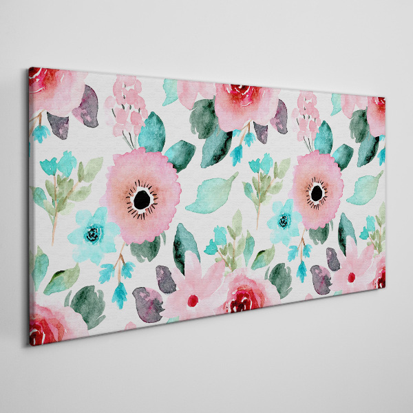 Tablou canvas Model floral in nuante delicate