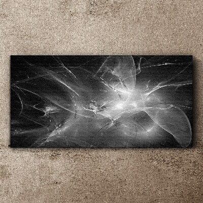 Tablou canvas Abstracții futuriste în monocrom