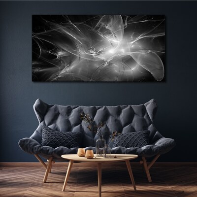 Tablou canvas Abstracții futuriste în monocrom