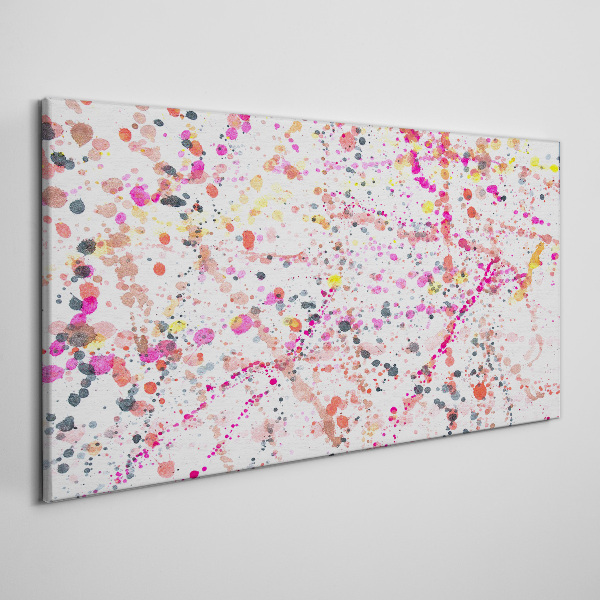 Tablou canvas Pete colorate pe un fundal alb