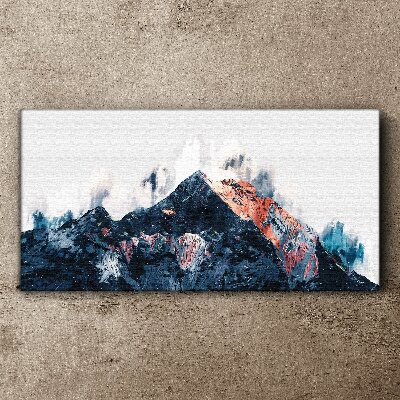 Tablou canvas Abstracția muntelui